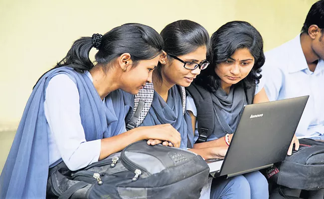 Board implementing an online policy on inter admissions in Andhra Pradesh - Sakshi