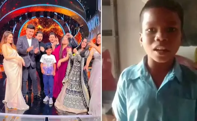 Indian Idol: Bachpan Ka Pyaar Fame Sahadev Dirdo On Set - Sakshi