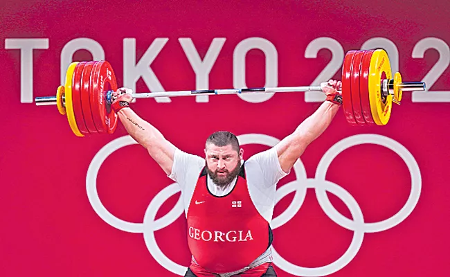 Georgian Weightlifter Breaks Three World Records - Sakshi