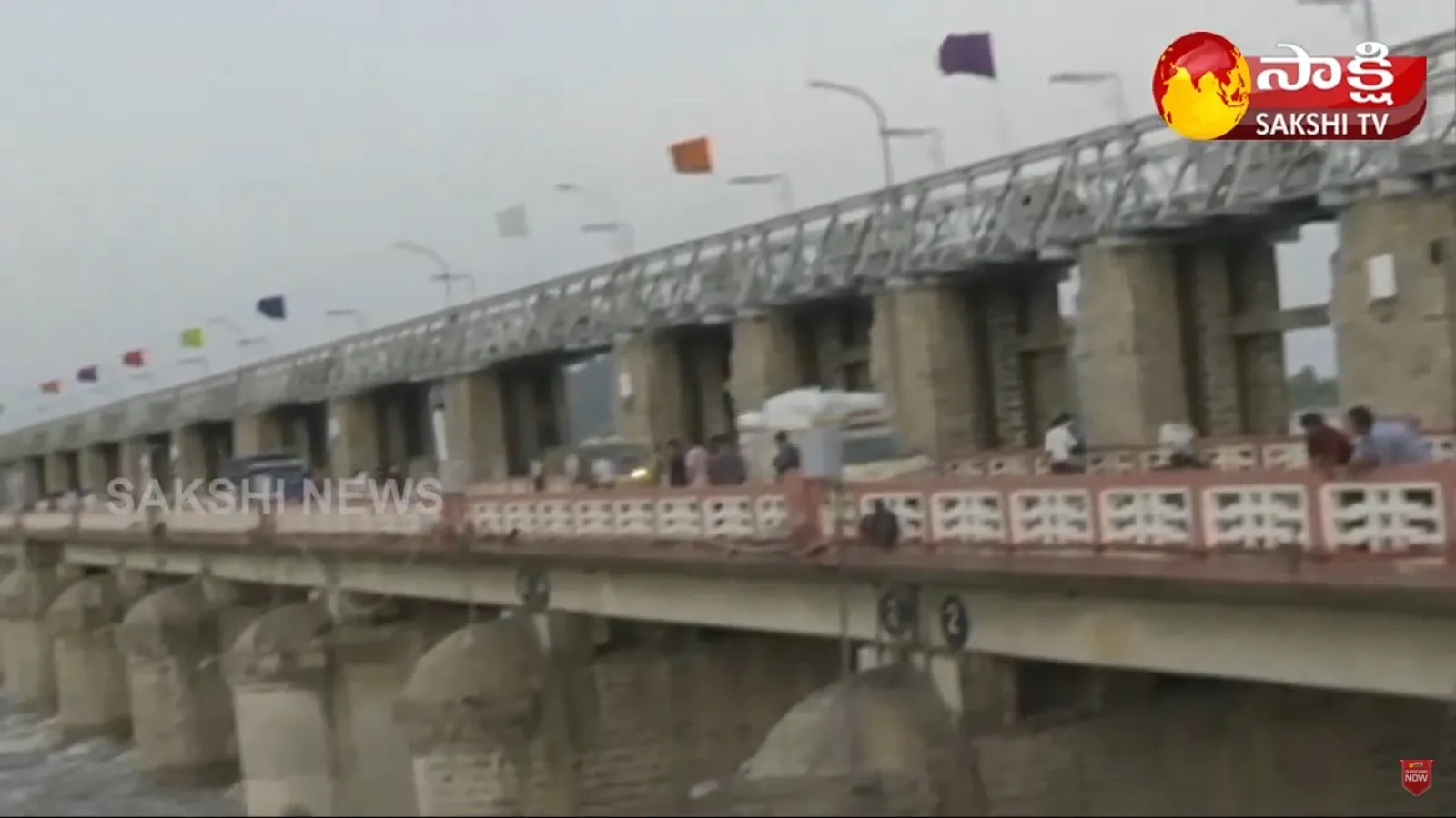 Prakasam Barrage Gets Huge Water Flow