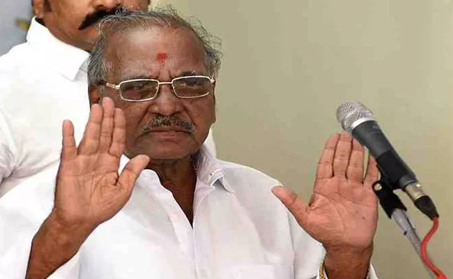 AIADMK Presidium Chairman Madhusudhanan passed Away - Sakshi