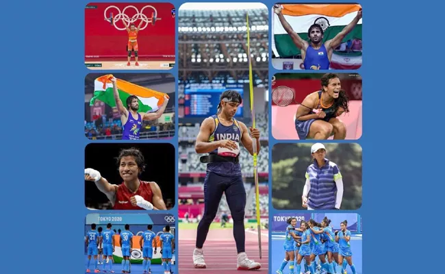 Tokyo Olympics: India Won 7 Olympic Medals Highest Ever Was Record - Sakshi