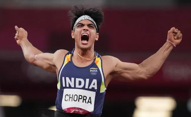 Tokyo Olympics: Neeraj Chopra Says My Next Target Break Olympic Record - Sakshi