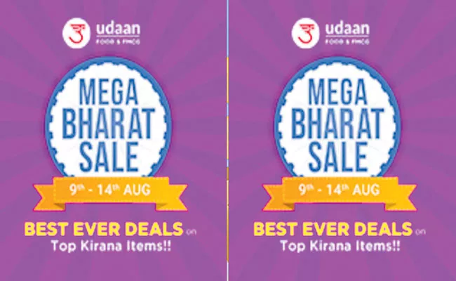 udaan announces Mega Bharat Sale  India biggest e-B2B Sale - Sakshi