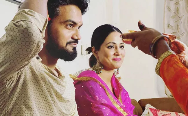 Rocky Jaiswal Says Will Get Married To Hina Khan But Not Now - Sakshi