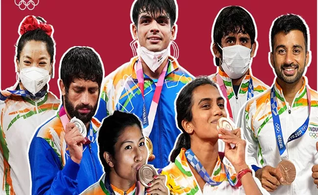 Meet India Medal Winners At Tokyo 2020 - Sakshi