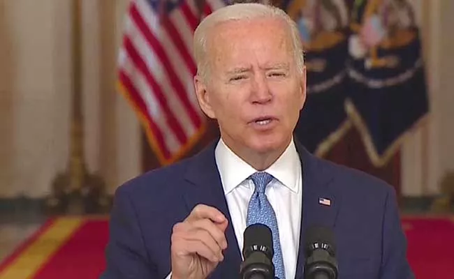 Joe Biden Defends US Afghanistan Exit Says Wise And Best Decision - Sakshi