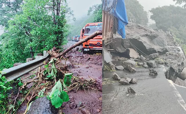 Rains lashes various parts of Maharashtra one injured in Mumbai landslide - Sakshi