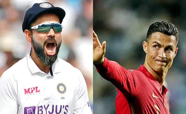 ENG VS IND Manchester United Compares Kohli And Ronaldo Two Goats One City - Sakshi