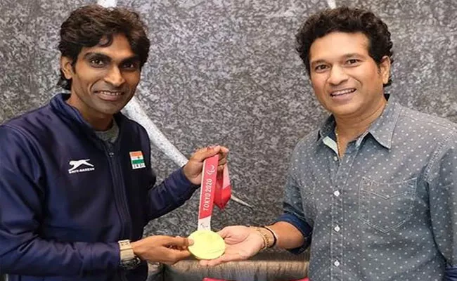 I Learnt To Stay Calm Under Pressure From Sachin Tendulkar: Tokyo Paralympic Gold Medal Winner Pramod Bhagat - Sakshi