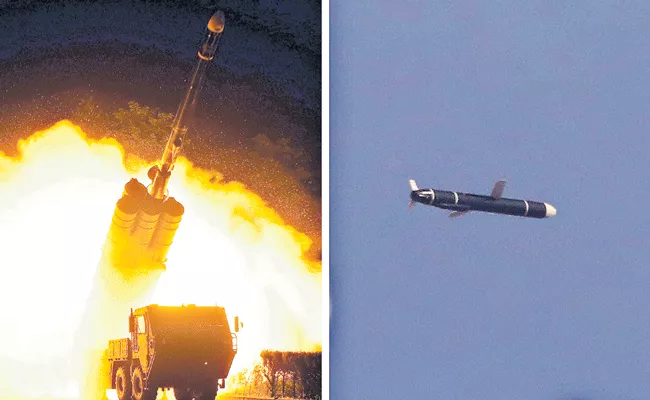 North Korea tests long-range cruise missiles sucessfull - Sakshi