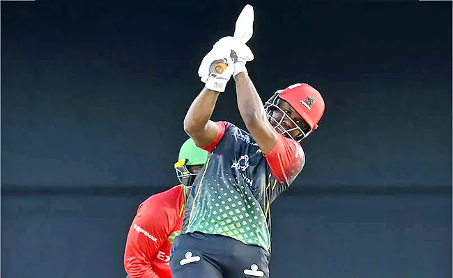 Evin Lewis Stunning Performance Saint Kitts Enters CPL 2021 Final - Sakshi