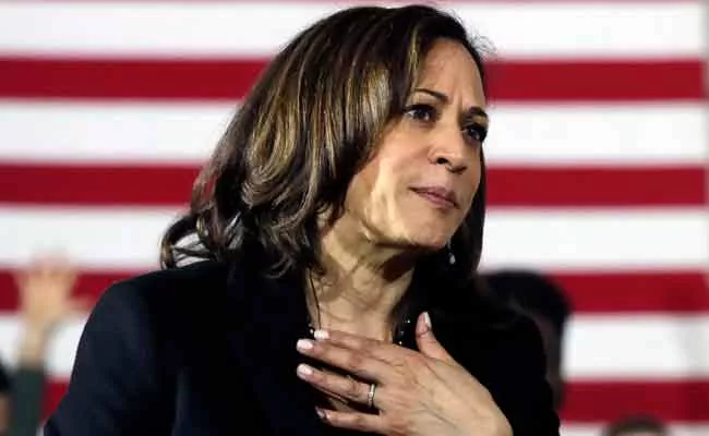 Women Arrest On Death Threats Against Vice President Kamala Harris - Sakshi