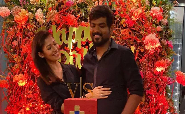 Nayanathara Surprise Birthday Bash For Vignesh Shivans 36th Birthday - Sakshi