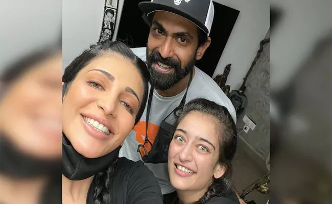 Shruti Haasan Akshara And Rana Dabbugabati Come Together For New Project - Sakshi