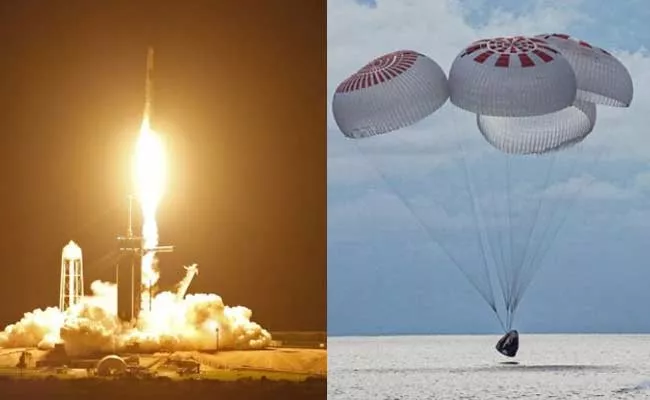 Elon Musk SpaceX Inspiration4 Mission Successfully Completed - Sakshi