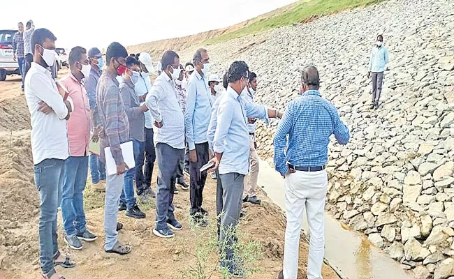 Mallannasagar Reservoir Inspected By A Committee Of Experts On Saturday - Sakshi