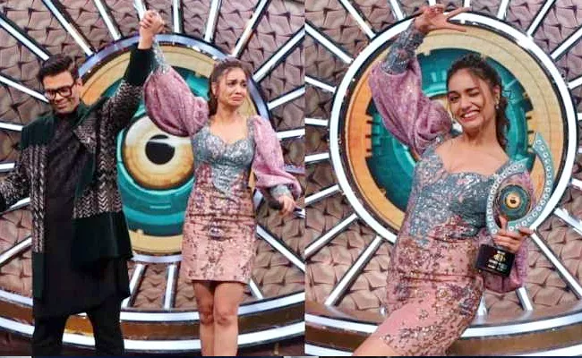 Divya Agarwal Bigg Boss OTT Winner Takes Home Rs 25 lakh, Nishant 1st Runner Up - Sakshi