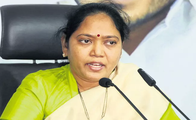 Mekathoti Sucharitha Comments On Chandrababu Naidu TDP - Sakshi