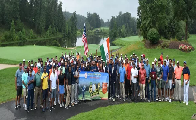 American Telugu Association Conducted Its First Ever Golf Tournament - Sakshi