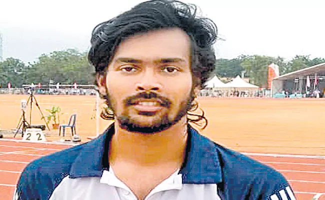 National Open Athletics: Andhra Pradesh Srinivas Won Bronze - Sakshi