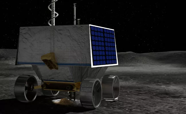 NASA It Would Land An Ice Seeking Rover On A Region Of The Moon - Sakshi