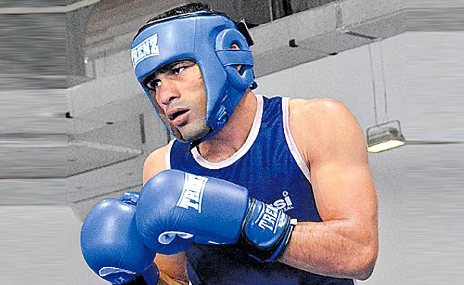 National Boxing Championship Telangana Boxer Hussamuddin Won SIlver - Sakshi