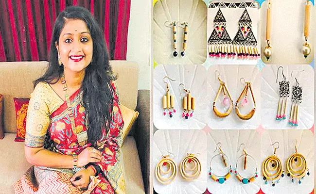 Saloni Sacheti Starts handcrafted bamboo Jewellery healps to  tribal womens - Sakshi