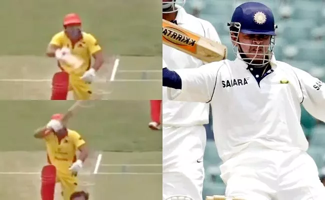 Pavel Florin Celebrates Maiden Boundary In Sreesanth Style - Sakshi