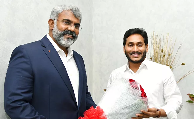 Foxconn Company MD Josh Foulger Meets YS Jagan At Tadepalli Camp Office - Sakshi