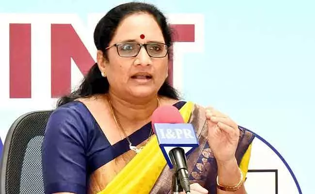 Ap Women Commission Chairperson Vasireddy Padma Awareness Meeting Disha App - Sakshi