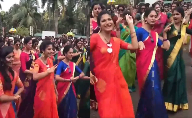 Kerala College Students Dance Video Goes Viral - Sakshi