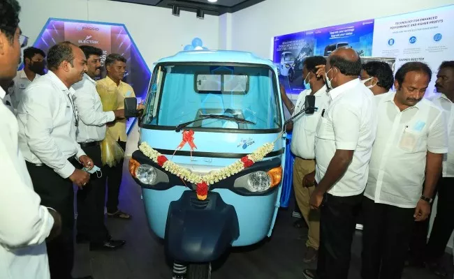  Piaggio India subsidiary sets up first EV facility in Chennai - Sakshi