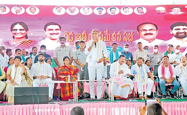 Minister Harish Rao Serious Comments On Etela Rajender - Sakshi