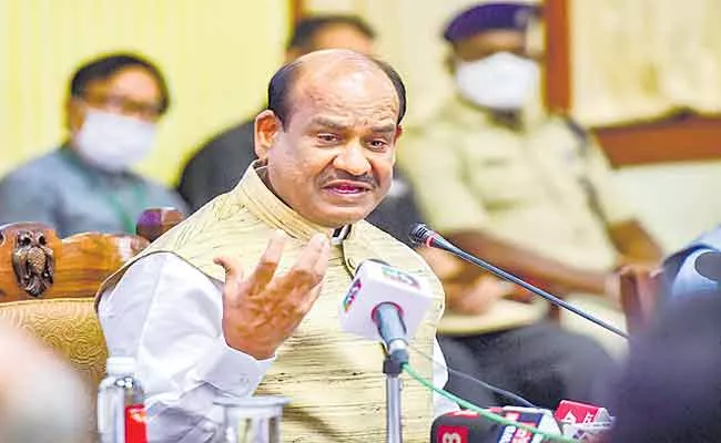 Speaker Om Birla Comments Over Legislature In Karnataka - Sakshi