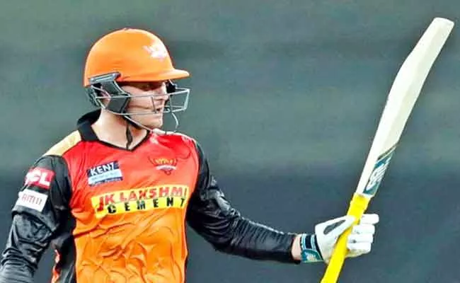 Jason Roy Maiden Fifty In SRH Debute Match Vs Rajastan Royals - Sakshi