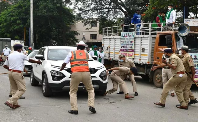 Bharat Bandh Highlights: Farmers Strike Continuing In AP And Telangana - Sakshi