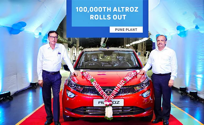 TATA Altroz Sales Crossed One Lakh Mark - Sakshi