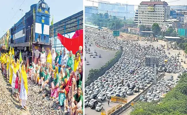 Mixed Response To The Bharat Bandh - Sakshi