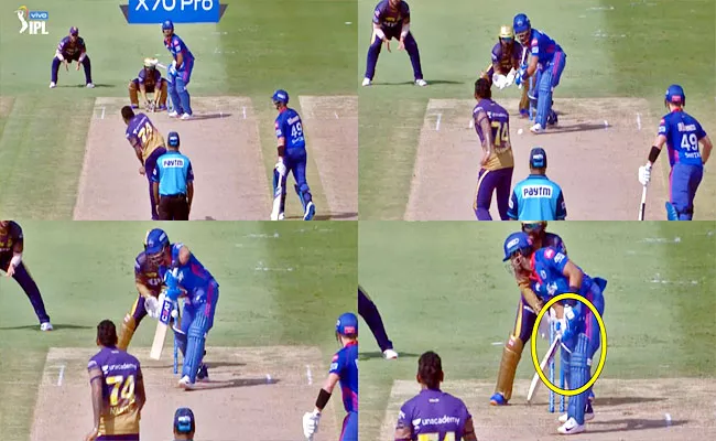 Sunil Narine Knocks Over Shreyas Iyer With  Super Bowling Became Viral - Sakshi