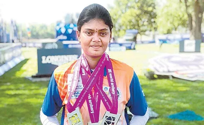 Vennam Jyothi Surekha Career Best 5th Position World Archery Rankings - Sakshi