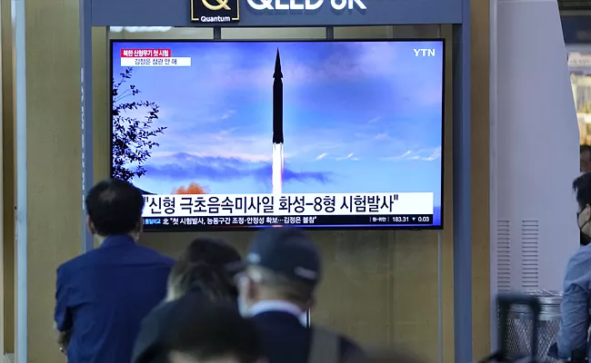 North Korea Fires Short Range Missile Off Its East Coast - Sakshi