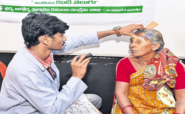 More than 93000 cataract surgeries Andhra Pradesh With YSR Kanti Velugu - Sakshi