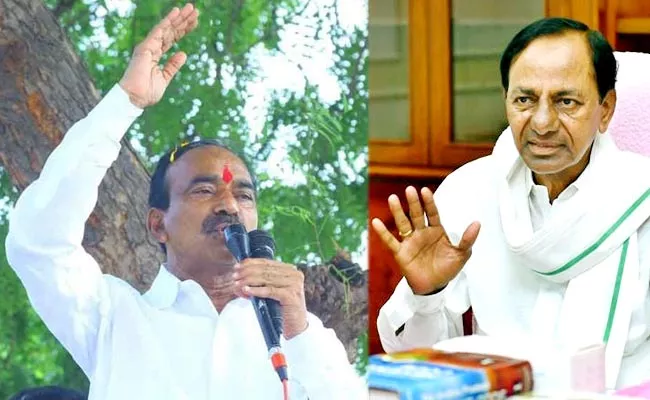 Eatala Rajendar Challenge To KCR If TRS Win I Will Quit Politics - Sakshi