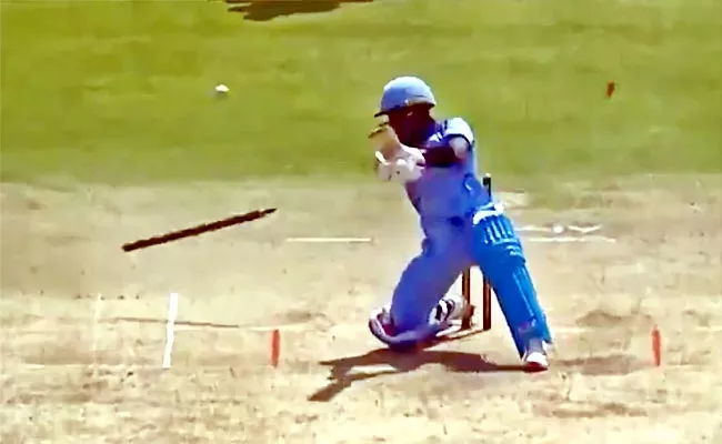 Batsman Invents New Way To Get Out Dismissal In South Africa Viral  - Sakshi