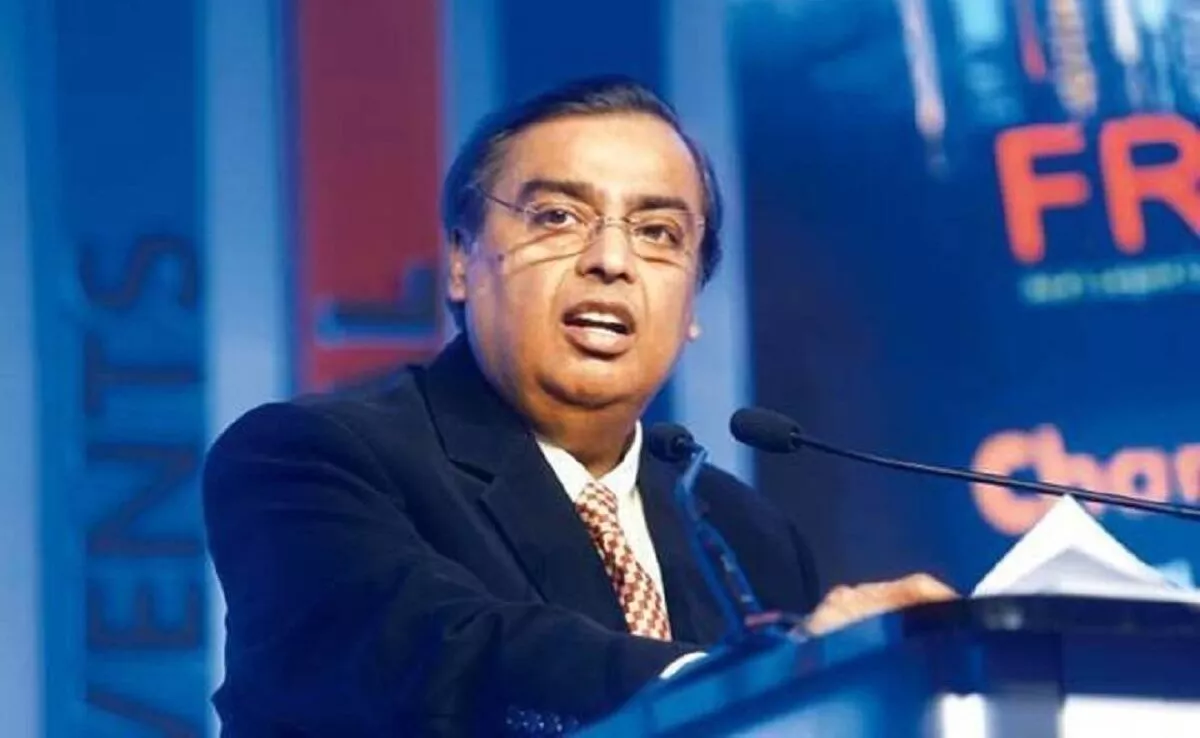 Mukesh Ambani Richest Indian 10th Year in a Row - Sakshi