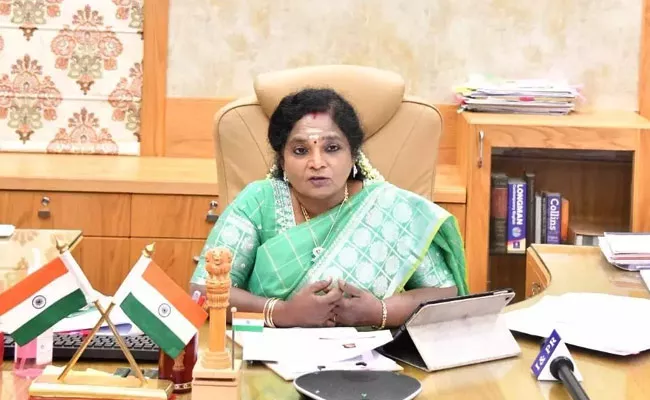 Telangana: Governor Tamilisai Will Be Visit Mahatma Gandhi University - Sakshi