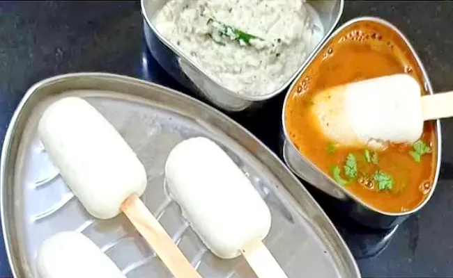 Photo Viral: Idli Ice Cream Stick Dipped In Sambar Social Media Viral - Sakshi