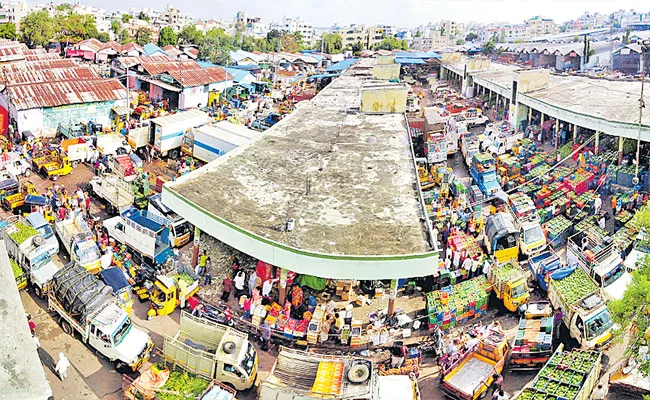 Gaddi Annaram Fruit Market: Then And Now Images - Sakshi