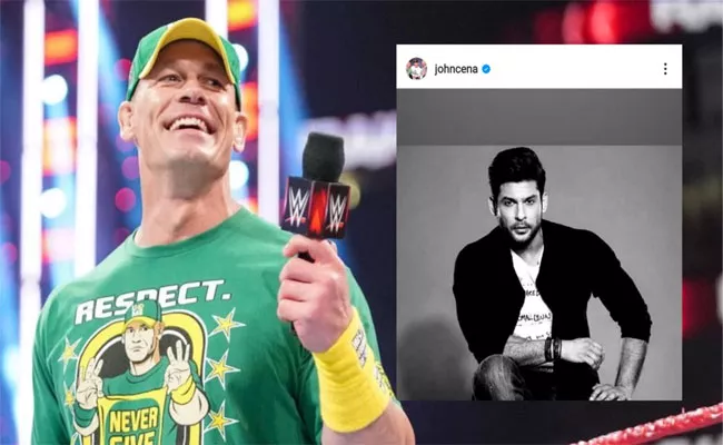 Hollywood actor John Cena pays Tribute To Sidharth Shukla - Sakshi